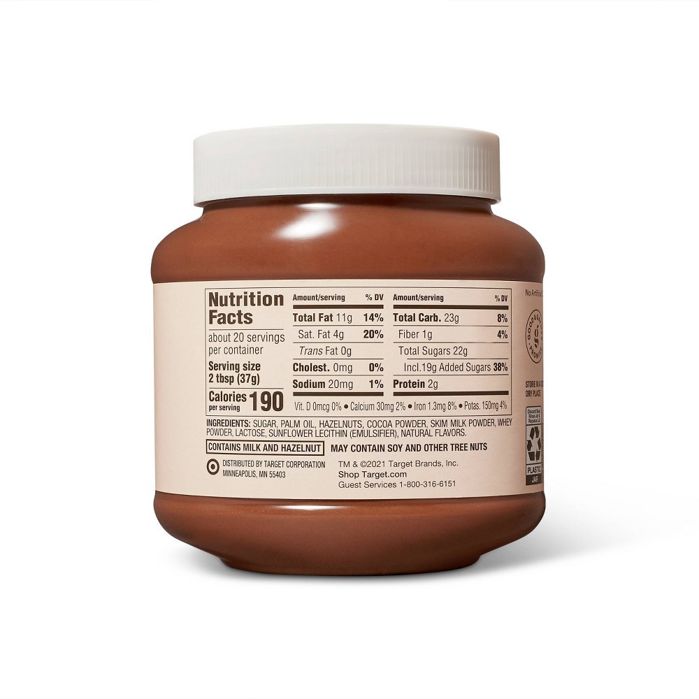 slide 2 of 3, Hazelnut Spread with Cocoa - 26.5oz - Good & Gather, 26.5 oz