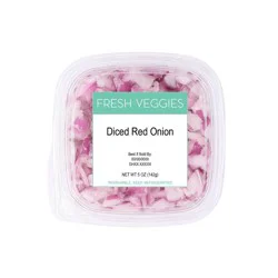 Fresh Diced Red Onion - 5oz