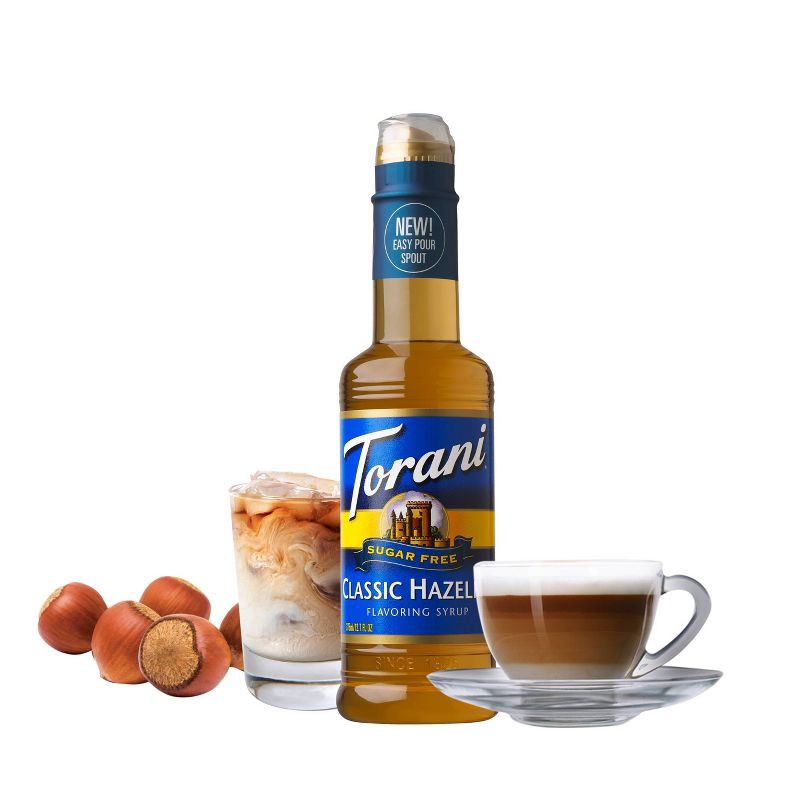 slide 3 of 3, Torani Sugar Free Hazelnut Syrup for Coffee Drinks and Desserts - 12.7 fl oz, 12.7 fl oz