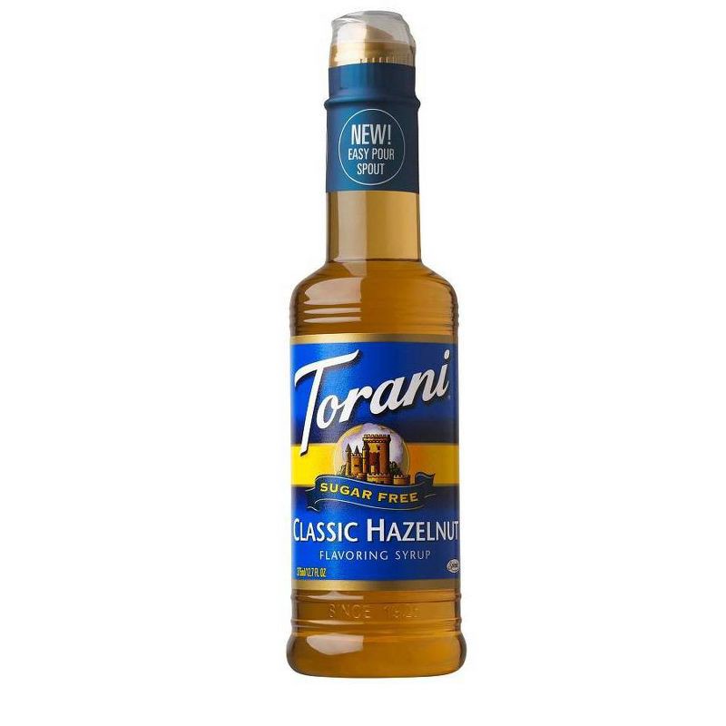 slide 1 of 3, Torani Sugar Free Hazelnut Syrup for Coffee Drinks and Desserts - 12.7 fl oz, 12.7 fl oz