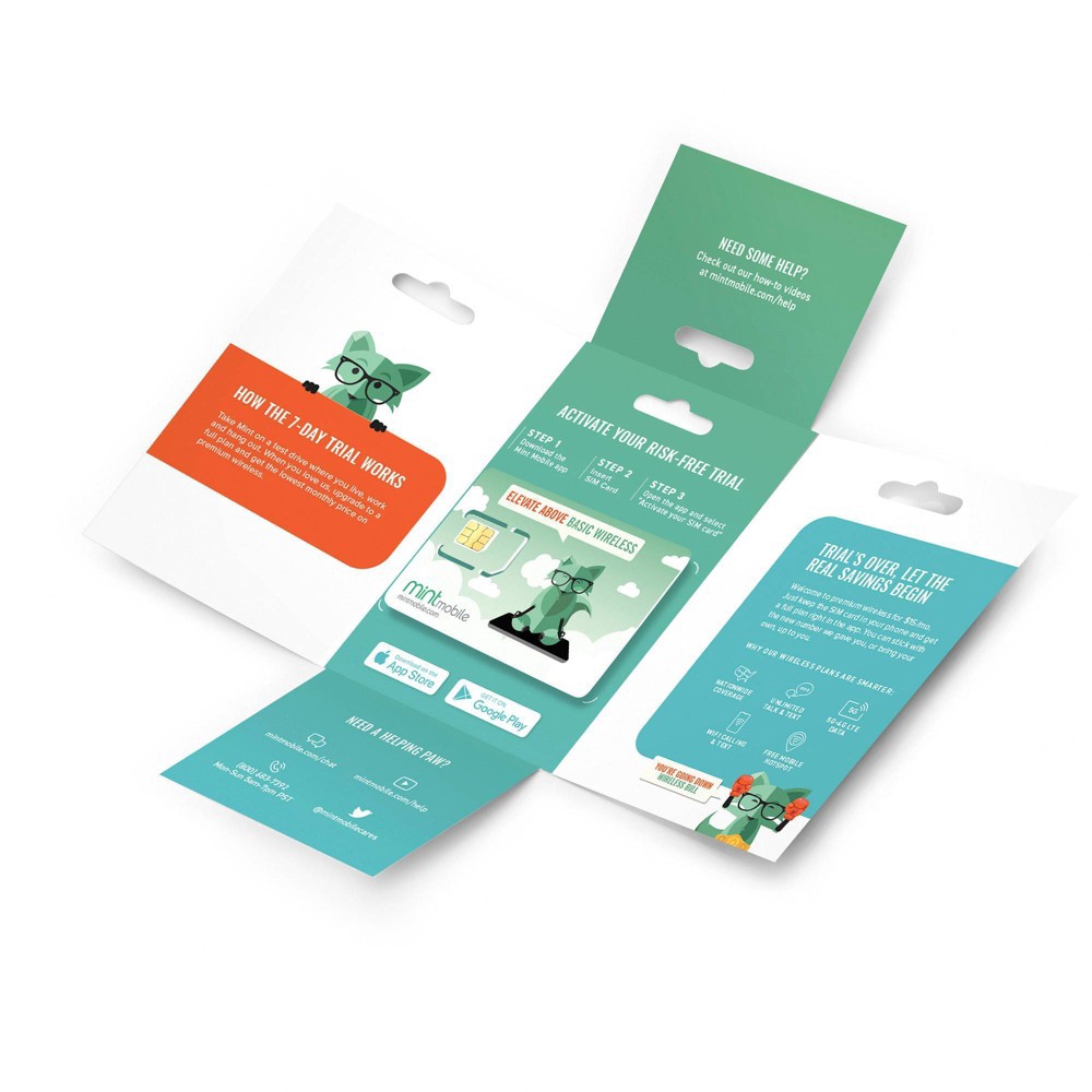 slide 3 of 4, Mint Mobile 7-Day Trial Kit, 1 ct