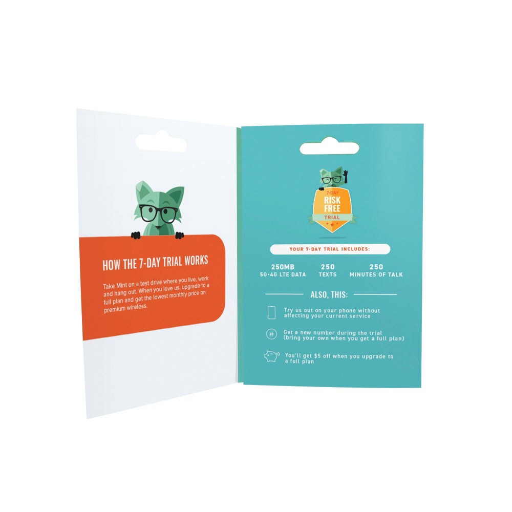 slide 2 of 4, Mint Mobile 7-Day Trial Kit, 1 ct