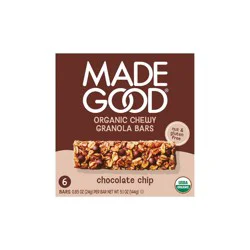 MadeGood Chocolate Chip Granola Bars - 5.1oz/6pk