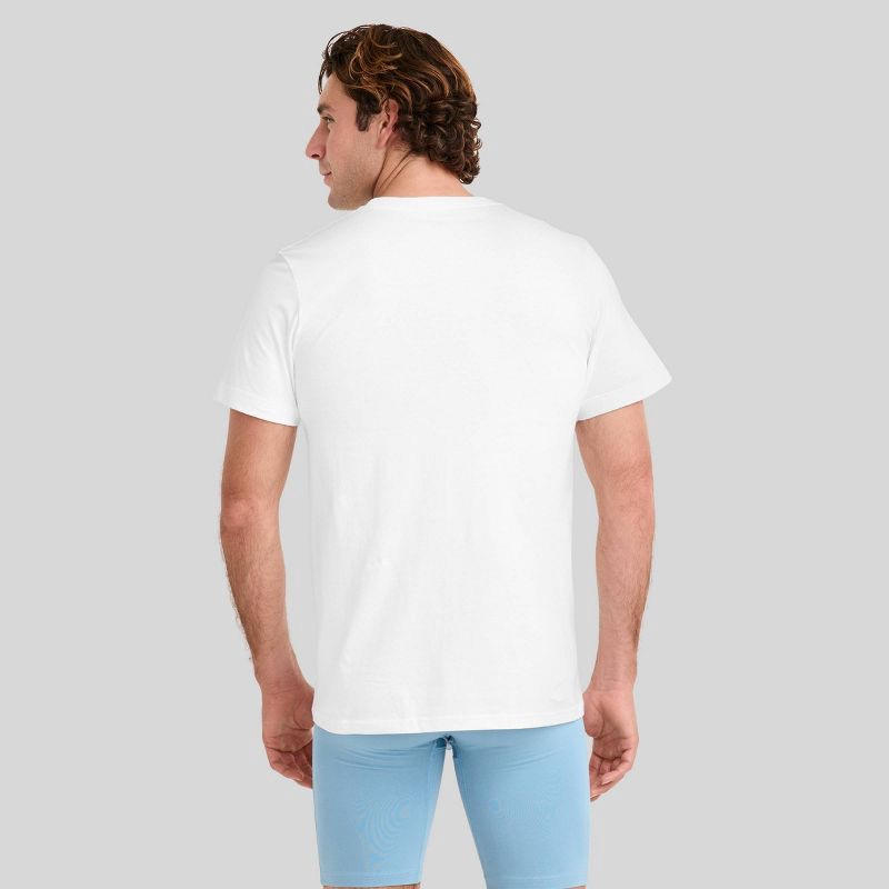 slide 2 of 5, Jockey Generation™ Men's 100% Cotton Crew Neck 3pk Undershirt - White S: Tagless, Moisture Wicking, Knit Fabric, 3 ct