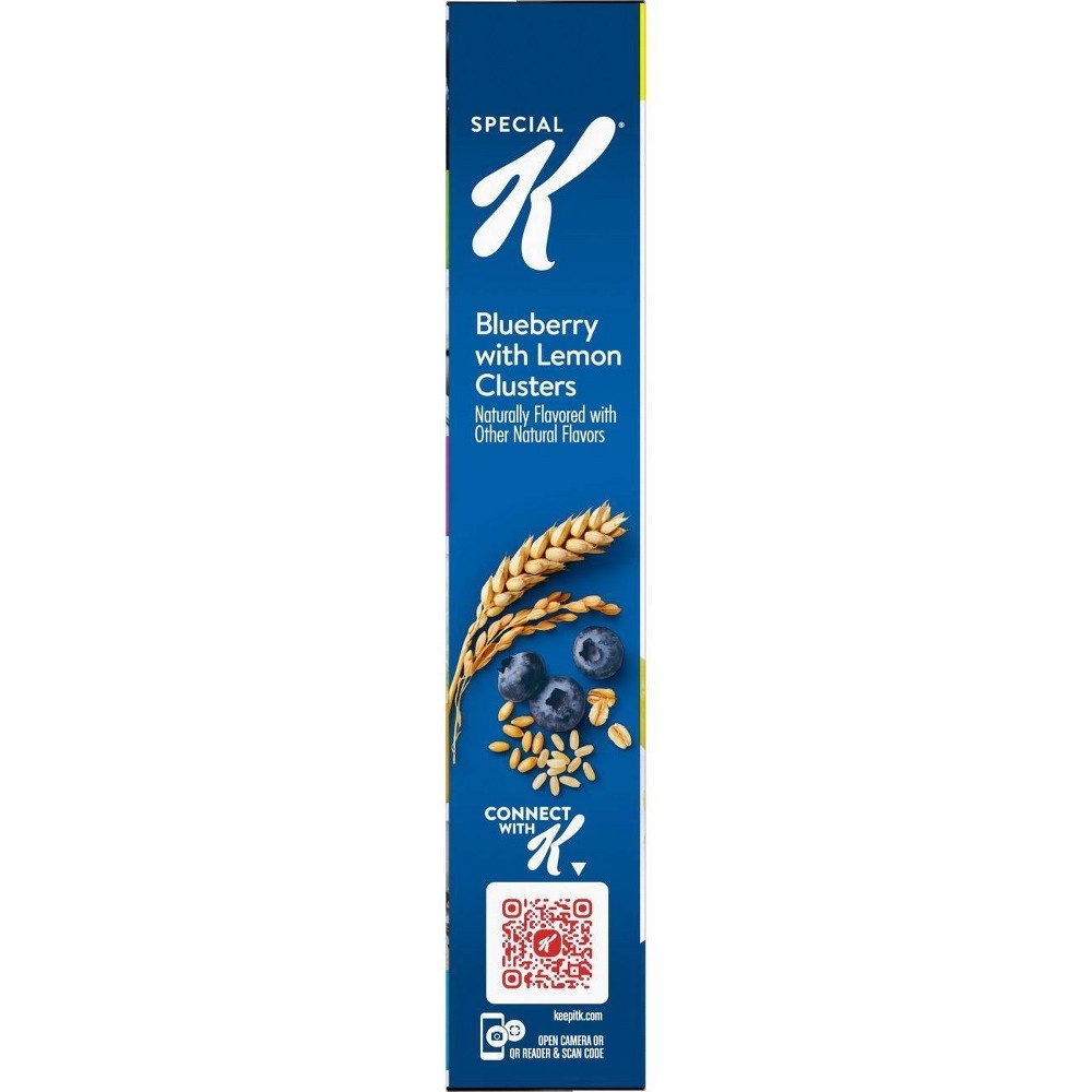 slide 7 of 8, Special K Blueberry Lemon Clusters Family Size Breakfast Cereal - Kellogg's, 18.8 oz