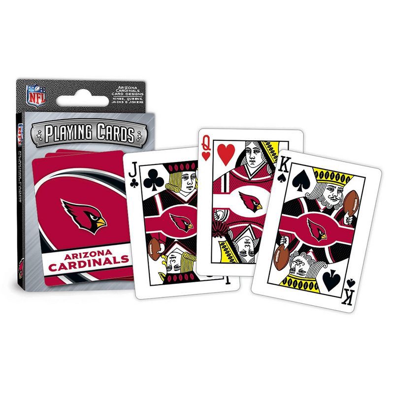 slide 3 of 3, NFL Arizona Cardinals Playing Cards, 1 ct