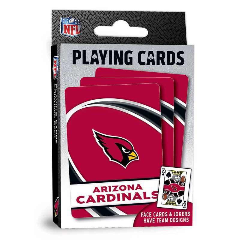 slide 1 of 3, NFL Arizona Cardinals Playing Cards, 1 ct