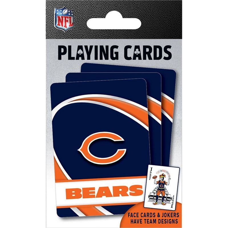 slide 2 of 4, NFL Chicago Bears Playing Cards, 1 ct