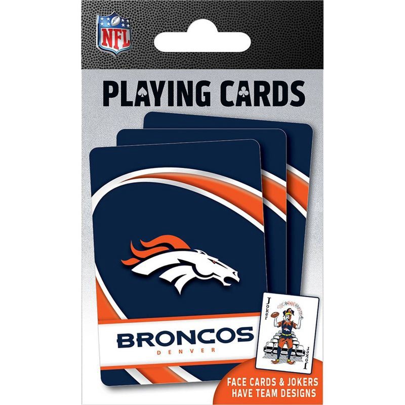 slide 2 of 4, NFL Denver Broncos Playing Cards, 1 ct