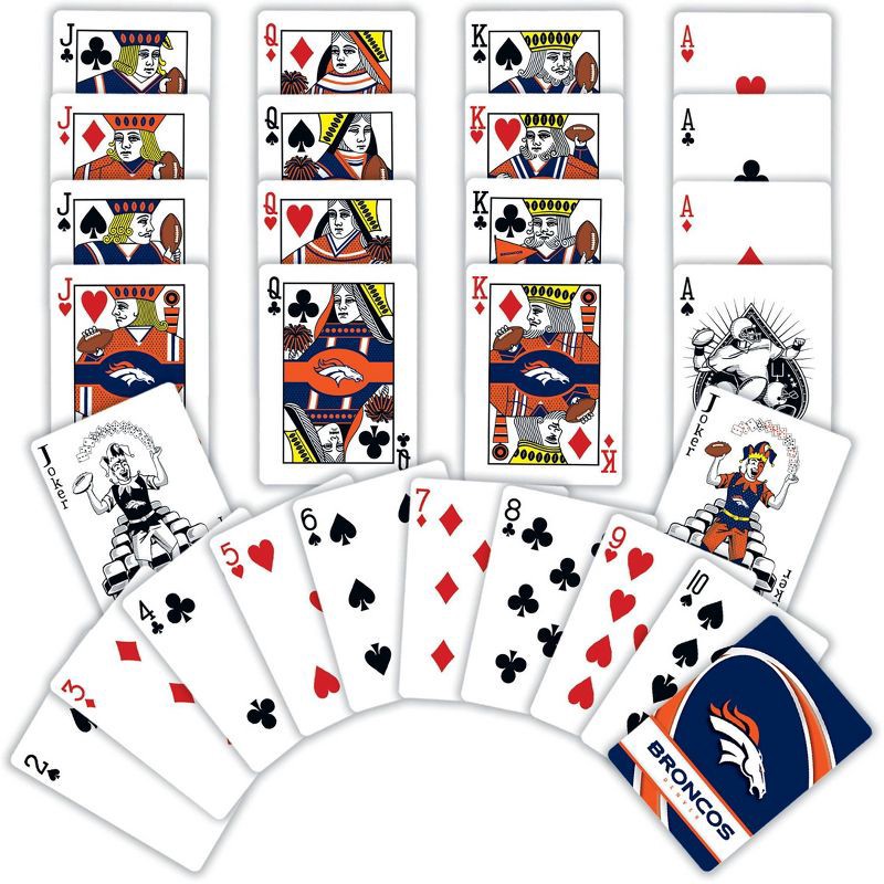 slide 3 of 4, NFL Denver Broncos Playing Cards, 1 ct