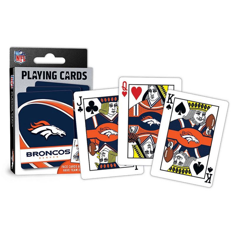 slide 4 of 4, NFL Denver Broncos Playing Cards, 1 ct