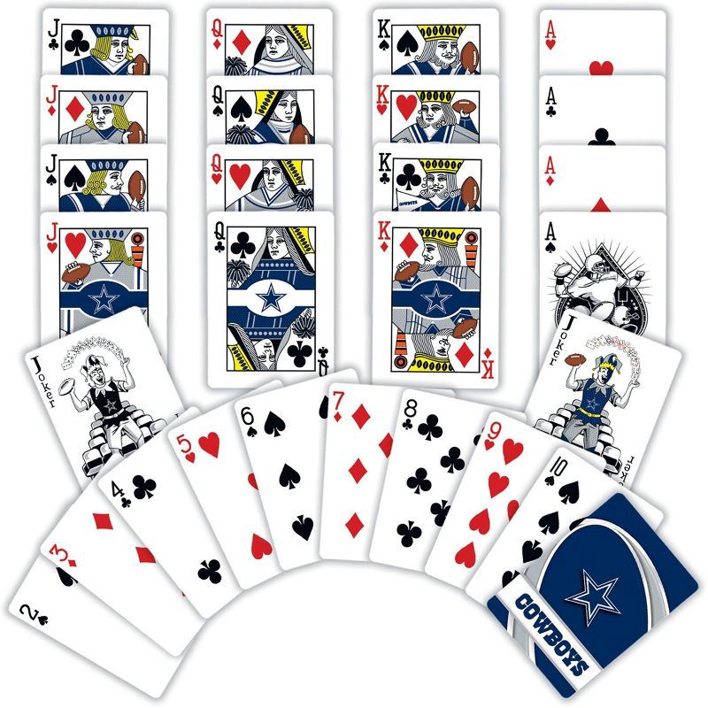 slide 2 of 4, NFL Dallas Cowboys Playing Cards, 1 ct