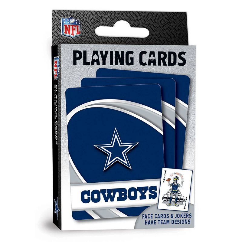 slide 1 of 4, NFL Dallas Cowboys Playing Cards, 1 ct