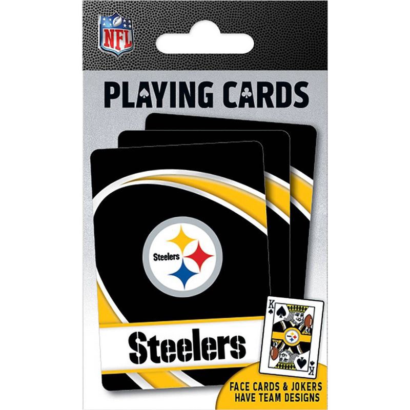 slide 2 of 3, NFL Pittsburgh Steelers Playing Cards, 1 ct