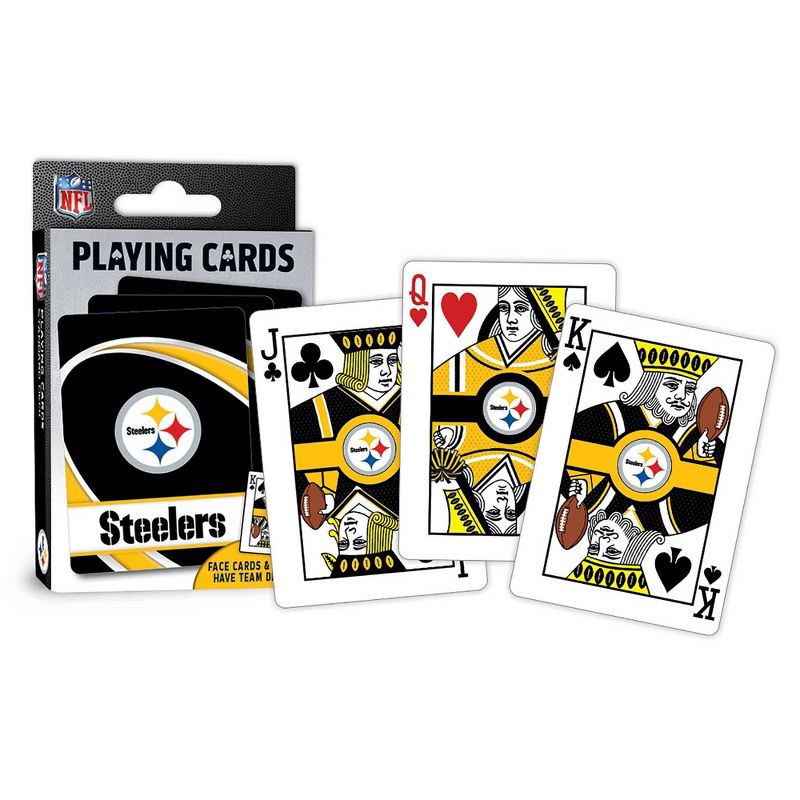 slide 3 of 3, NFL Pittsburgh Steelers Playing Cards, 1 ct