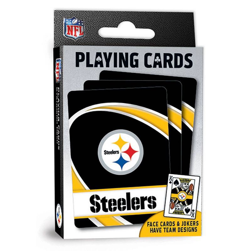 slide 1 of 3, NFL Pittsburgh Steelers Playing Cards, 1 ct