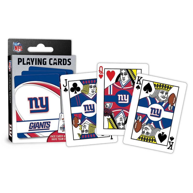 slide 3 of 4, NFL New York Giants Playing Cards, 1 ct