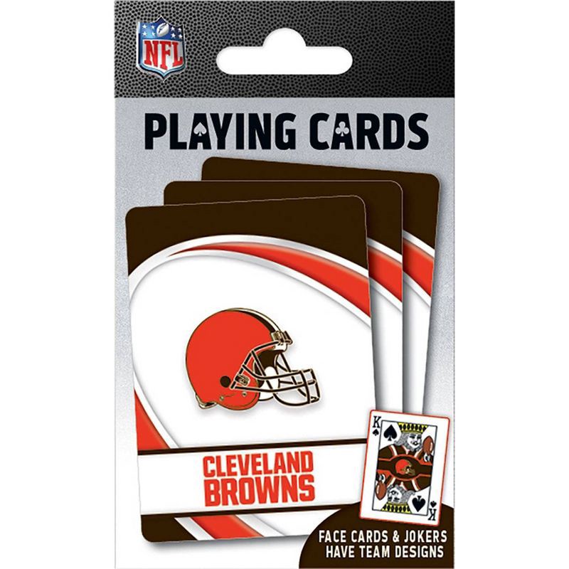 slide 4 of 4, NFL Cleveland Browns Playing Cards, 1 ct