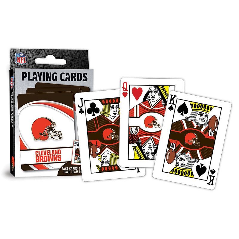 slide 3 of 4, NFL Cleveland Browns Playing Cards, 1 ct