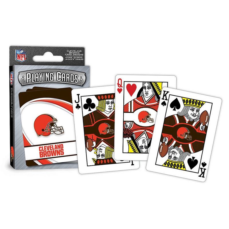 slide 2 of 4, NFL Cleveland Browns Playing Cards, 1 ct