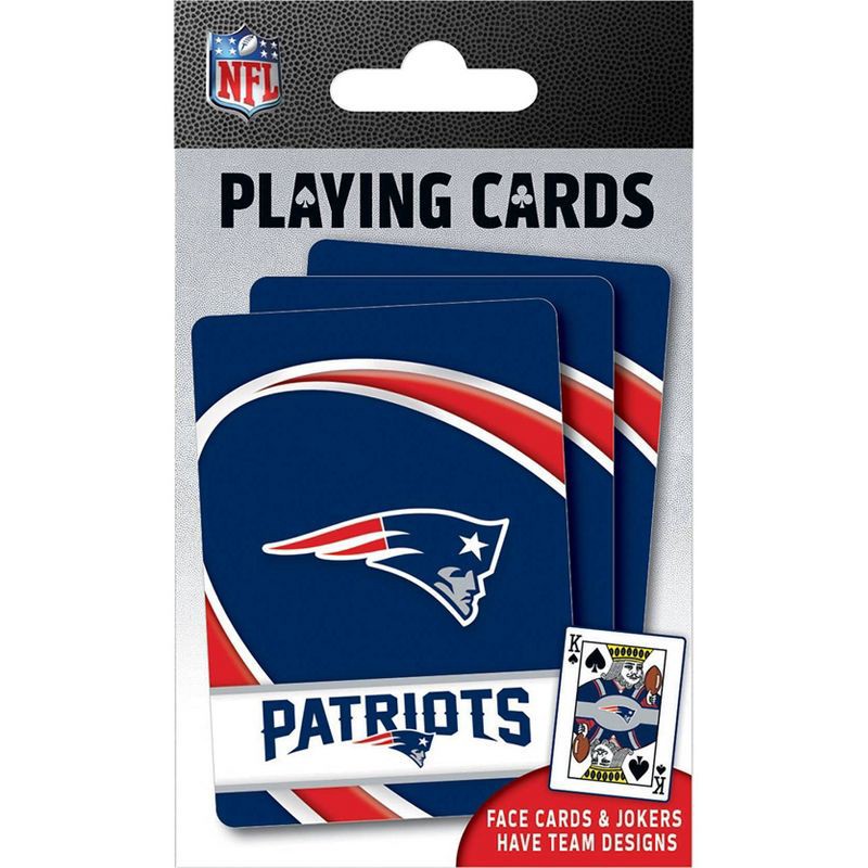 slide 3 of 4, NFL New England Patriots Playing Cards, 1 ct