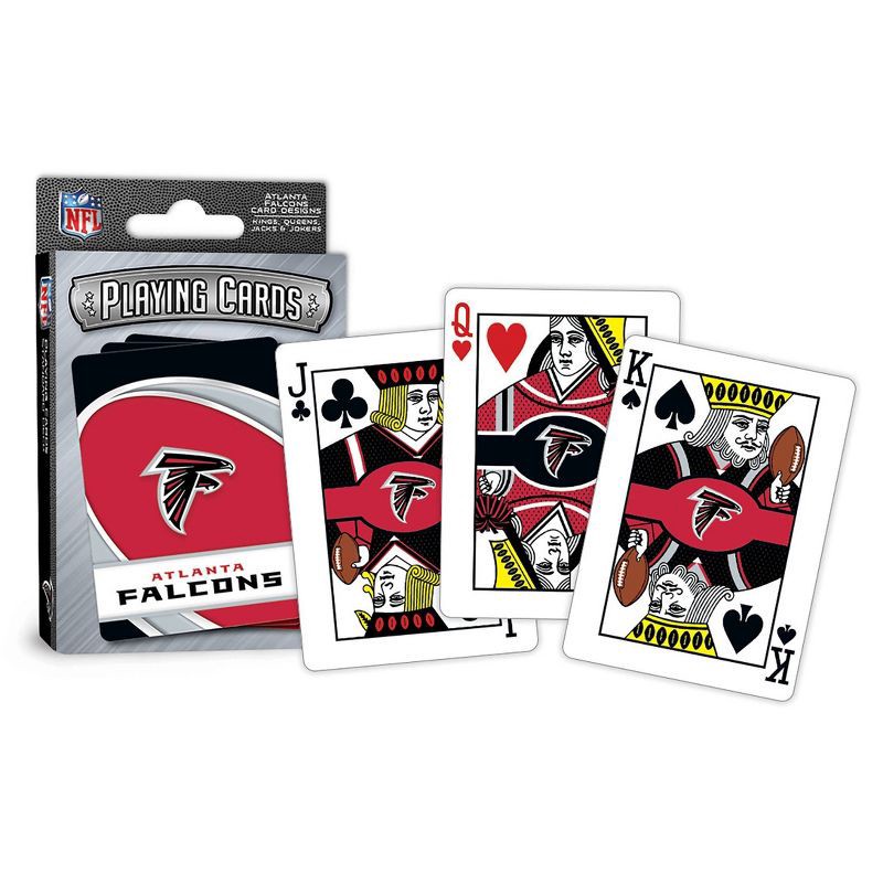 slide 2 of 3, NFL Atlanta Falcons Playing Cards, 1 ct