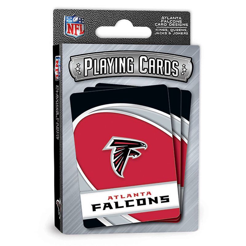 slide 1 of 3, NFL Atlanta Falcons Playing Cards, 1 ct