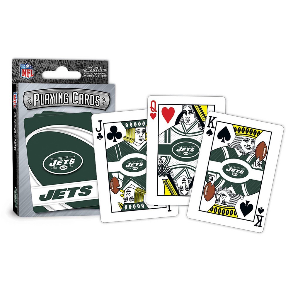 slide 4 of 4, NFL New York Jets Playing Cards, 1 ct