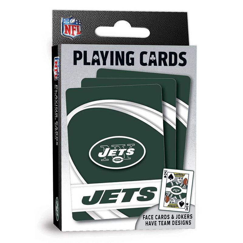 slide 1 of 1, NFL New York Jets Playing Cards, 1 ct