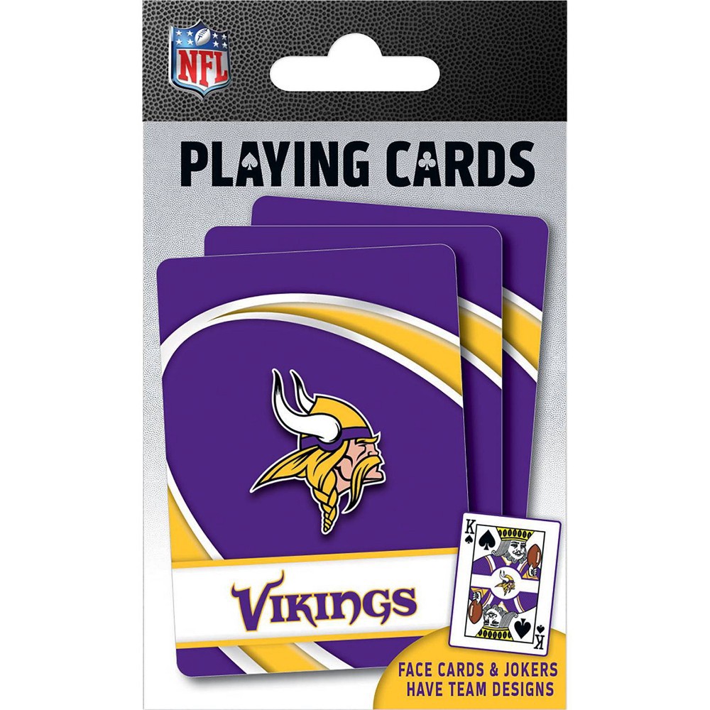 slide 2 of 4, NFL Minnesota Vikings Playing Cards, 1 ct