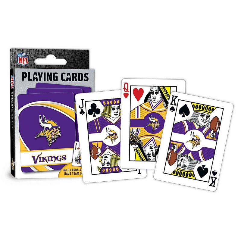 slide 4 of 4, NFL Minnesota Vikings Playing Cards, 1 ct