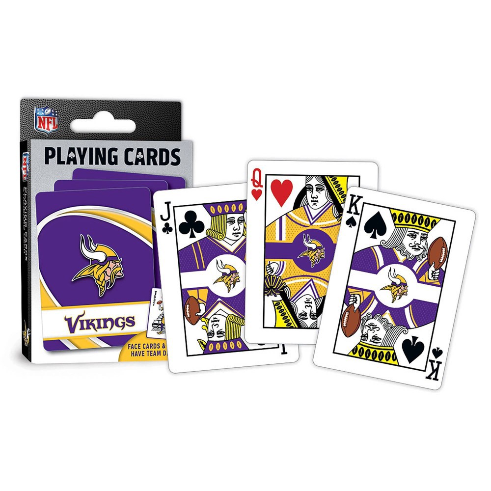 slide 4 of 4, NFL Minnesota Vikings Playing Cards, 1 ct