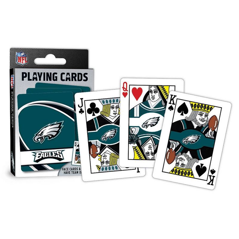 slide 3 of 3, NFL Philadelphia Eagles Playing Cards, 1 ct