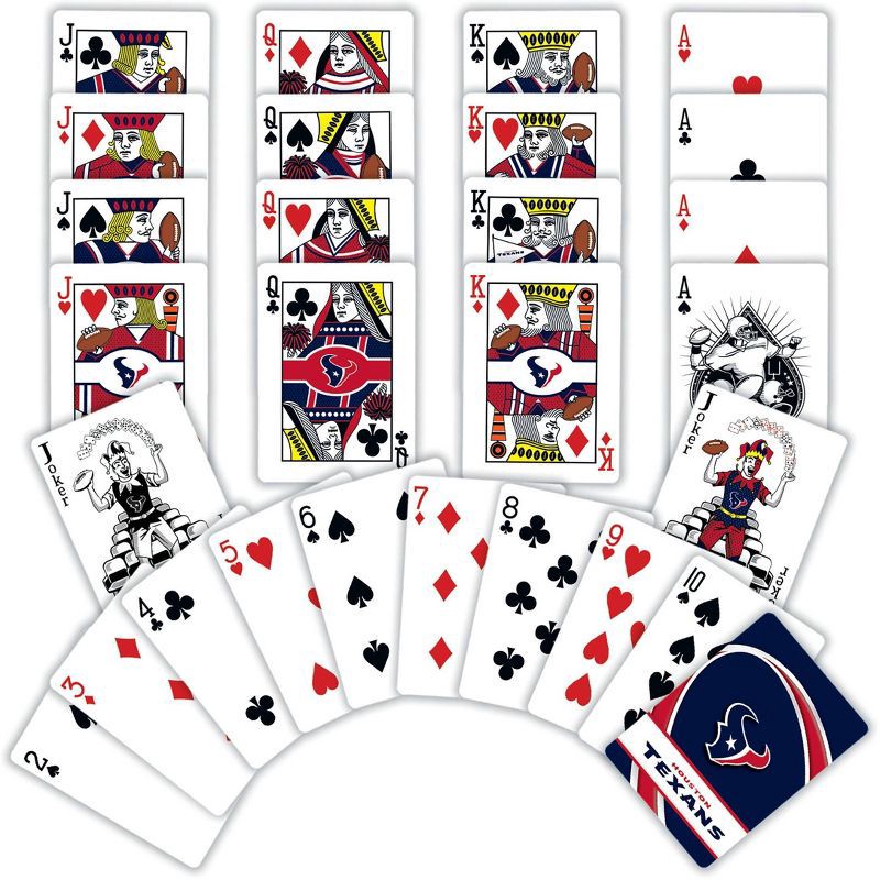 slide 4 of 4, NFL Houston Texans Playing Cards, 1 ct