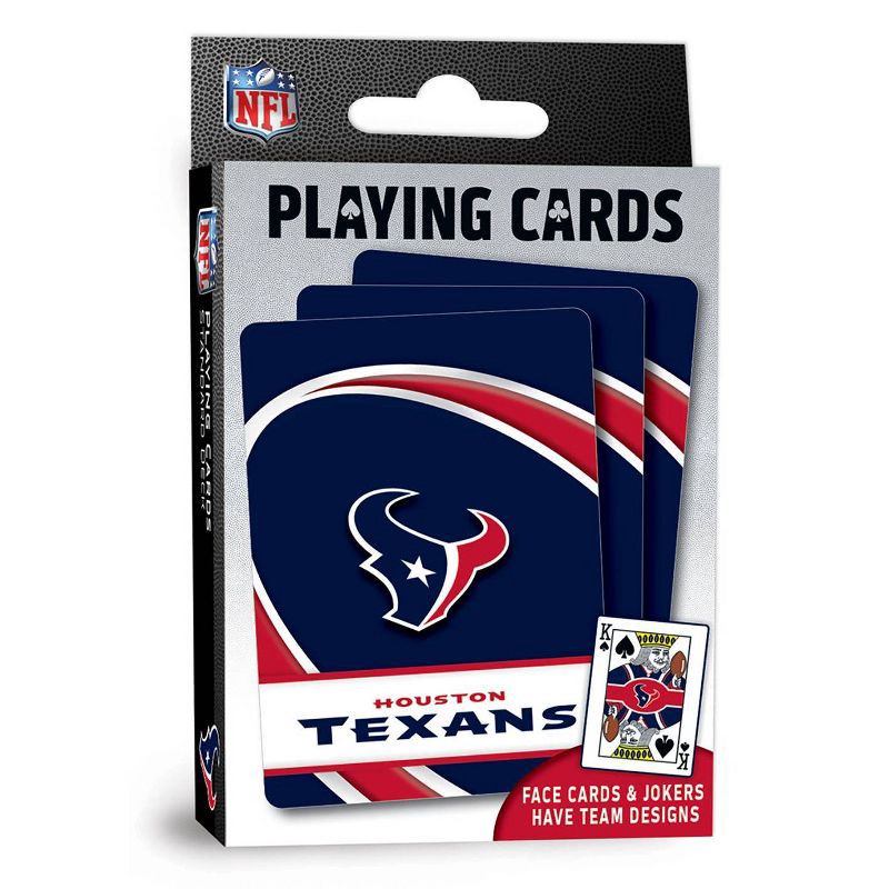 slide 1 of 4, NFL Houston Texans Playing Cards, 1 ct