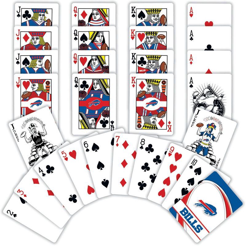 slide 3 of 4, NFL Buffalo Bills Playing Cards, 1 ct