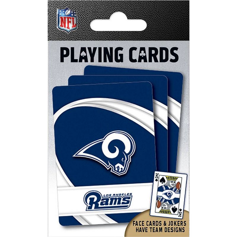 slide 3 of 3, NFL Los Angeles Rams Playing Cards, 1 ct