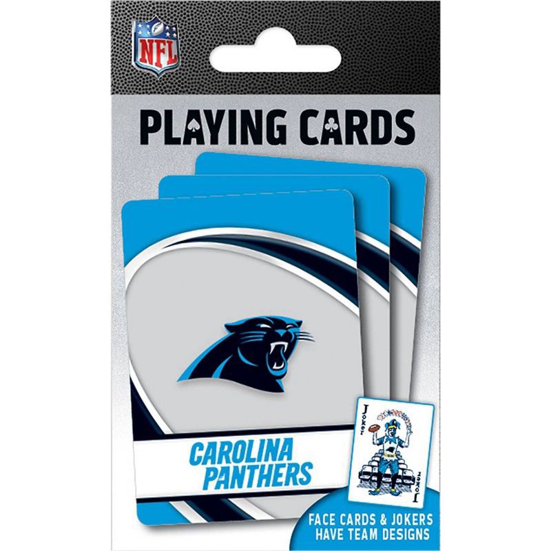 slide 3 of 4, NFL Carolina Panthers Playing Cards, 1 ct