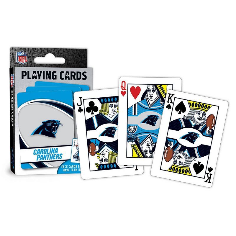 slide 2 of 4, NFL Carolina Panthers Playing Cards, 1 ct