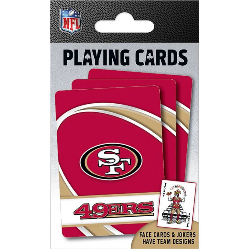 slide 2 of 3, NFL San Francisco 49ers Playing Cards, 1 ct