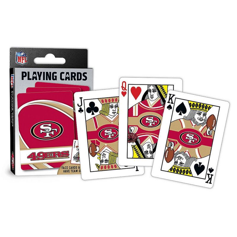 slide 3 of 3, NFL San Francisco 49ers Playing Cards, 1 ct