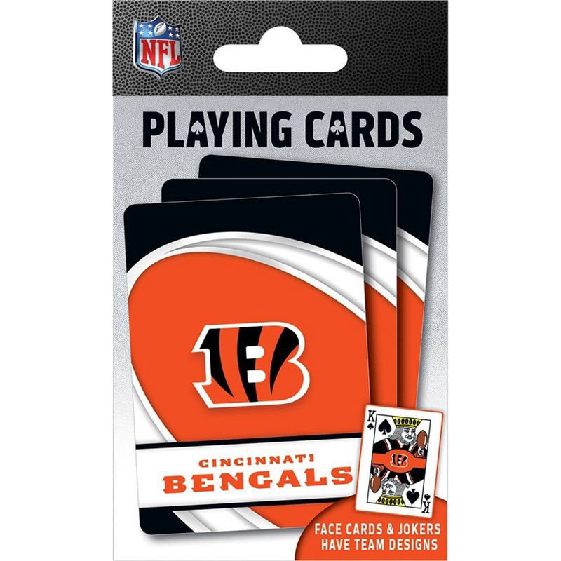 slide 2 of 4, NFL Cincinnati Bengals Playing Cards, 1 ct