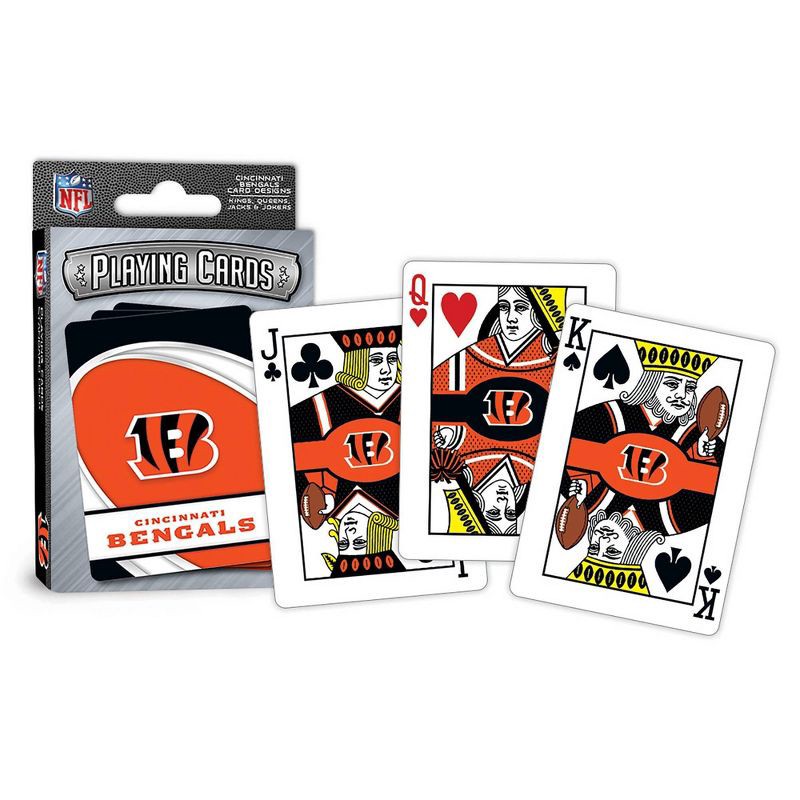 slide 4 of 4, NFL Cincinnati Bengals Playing Cards, 1 ct