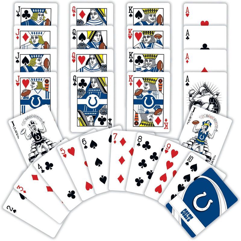 slide 4 of 4, NFL Indianapolis Colts Playing Cards, 1 ct