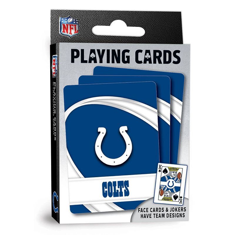 slide 1 of 4, NFL Indianapolis Colts Playing Cards, 1 ct