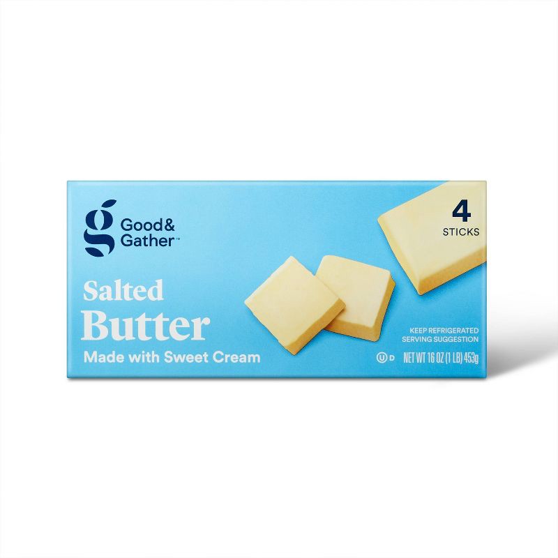 slide 1 of 3, Salted Butter - 1lb - Good & Gather™, 1 lb