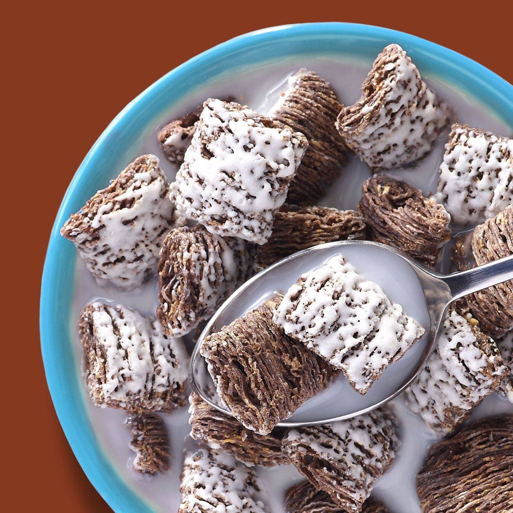 slide 5 of 10, Frosted Mini-Wheats Frosted Mini Wheats Chocolate Breakfast Cereal - 23oz - Kellogg's, 23 oz