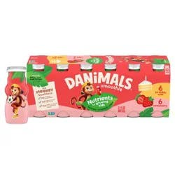 Danimals Strawberry & Birthday Cake ' Smoothies - 12ct/3.1 fl oz Bottles