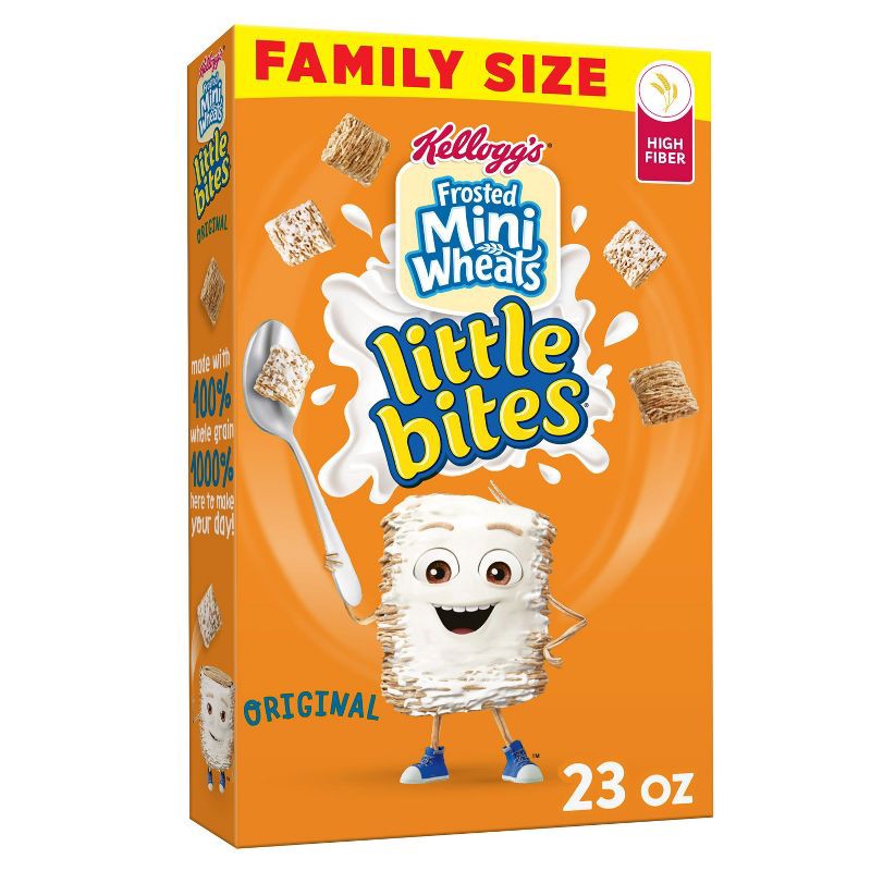 slide 1 of 11, Frosted Mini-Wheats Frosted Mini Wheats Breakfast Cereal - 23oz - Kellogg's, 23 oz