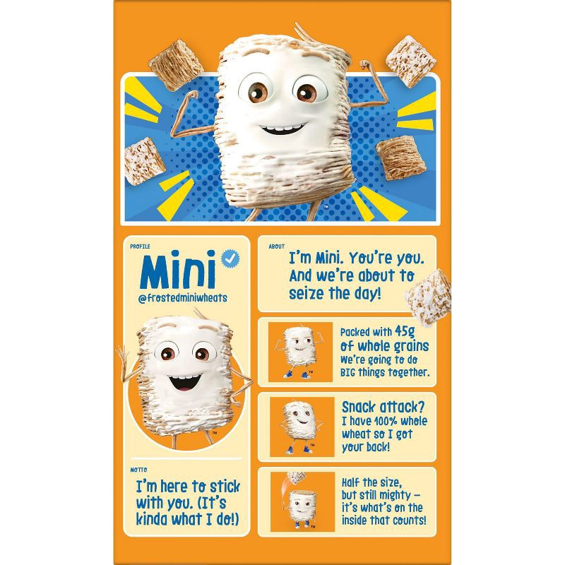slide 5 of 11, Frosted Mini-Wheats Frosted Mini Wheats Breakfast Cereal - 23oz - Kellogg's, 23 oz